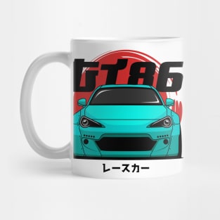 Cyan GT 86 Front Mug